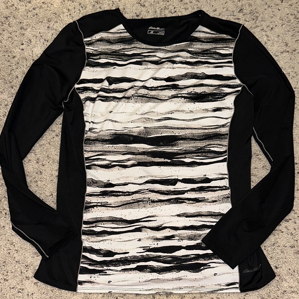 Eddie Bauer Black and White Rashguard